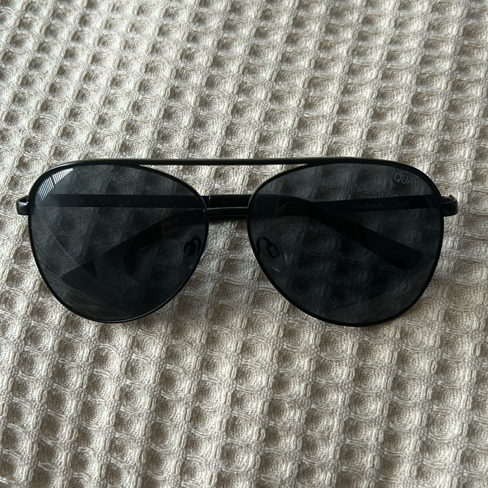 Quay Black Sunglasses